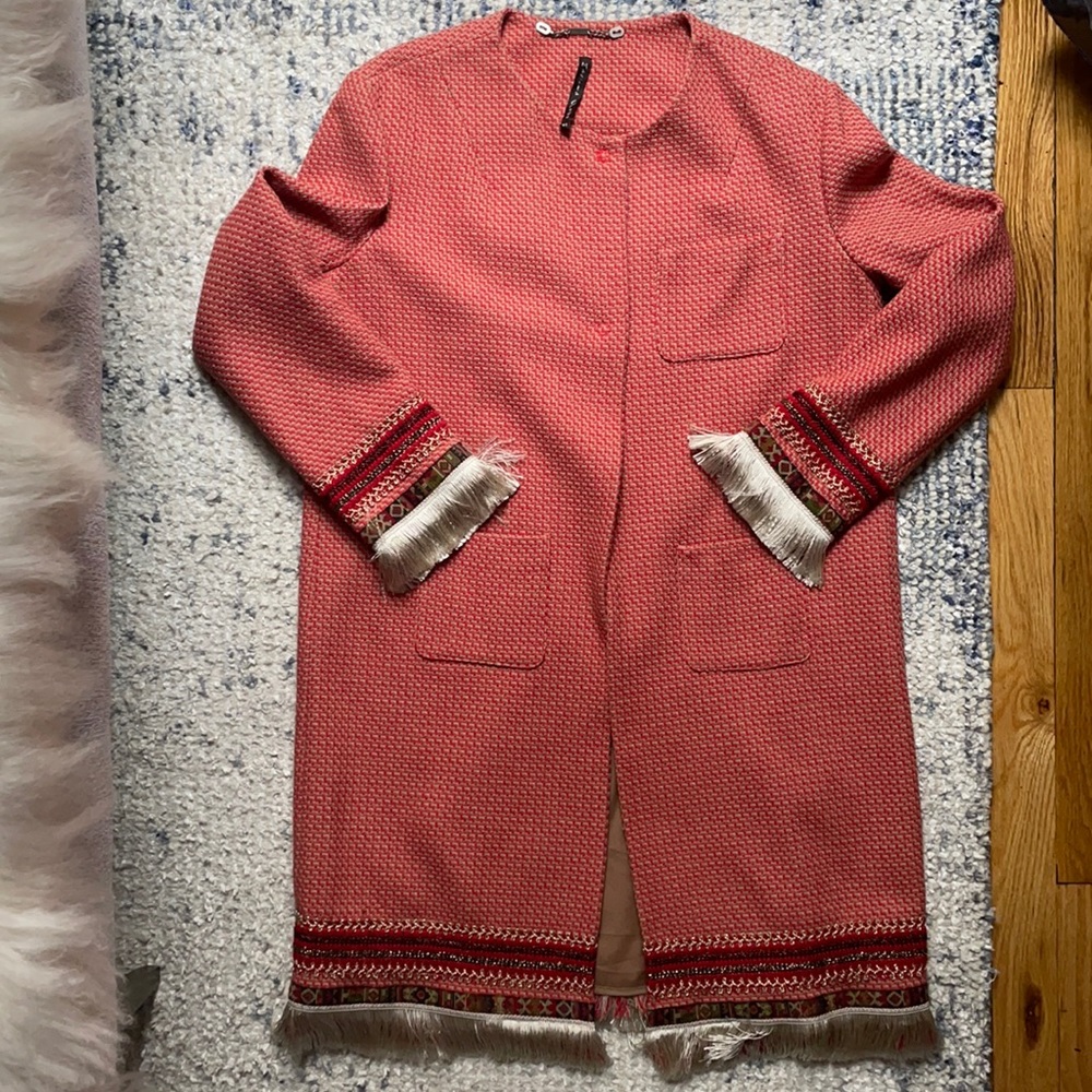 Worn twice Manila Grace jacket made in Italy size 44 IT